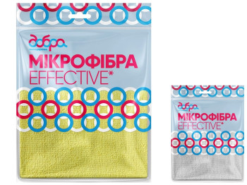 Серветка з мікрофібри Effective Добра Господарочка, 30х30см, 1шт
