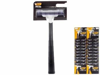 Станок одноразовый Bic для бритья Metal 1 лезвие (цена за 1шт)