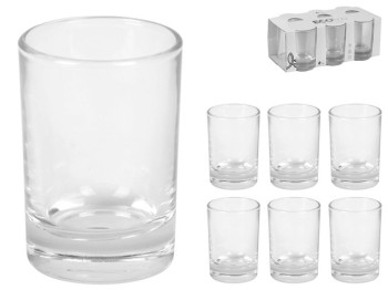 Набор рюмок Ecomo Gladkiy 50мл (цена за набор 6шт) 54243