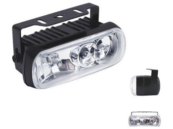 Фара дополнительная DLAA, 5090-W, 2хH3+T10, 12V-55W, 149x54мм (цена за 2шт)