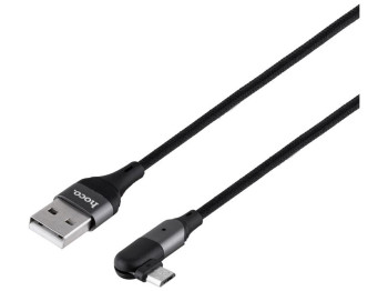 Кабель USB Hoco U100 Orbit Micro Колір Чорний