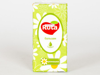 Хустки носові аром. "Ruta" - "Ромашка" тришар. 20x20см, 10шт