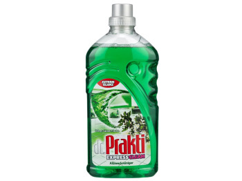 Універсальний засіб для прибирання Dr. Prakti Express Clean Зелене садове свіже, 1 л