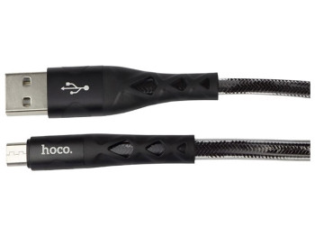 Кабель USB Hoco U105 Micro 1.2m Колір Чорний