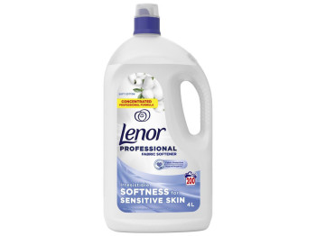 Кондиціонер для білизни Lenor Professional М'яка Бавовна, для чутливої шкіри, 200 циклів, 4л