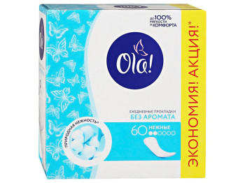 Прокладки гигиенические ежедневные OLA! Daily 2капли 60шт 2360