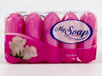Мило тверде MYSOAP Ecopack Beauty "Троянда" 5x60гр