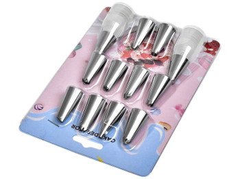 Насадки для кондитерского шприца/мешка, 12,5x18см (цена за набор 14 предмета)