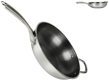 Сковорода WOK, антипригарне покриття, з ручкою, 32см