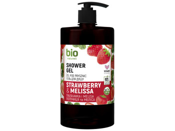 Гель для душа Bio Naturell Strawberry Melissa, с ароматом клубники и мелиссы, 946мл