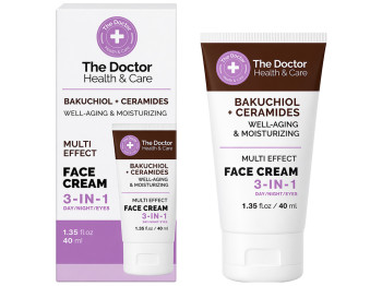 Крем для лица The Doctor Health and Care, 3 в 1, с бакучиолом и керамидами, 40мл