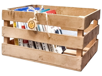 Ящик деревянный, 39х28х22см