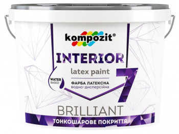 Фарба інтер'єрна латексна Kompozit Interior 7 (Композит) 7кг