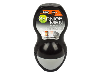 Дезодорант-антиперспірант кульковий для чоловіків Garnier Mineral "Захист 5" для тіла 50мл
