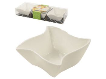 Соусницы фарфоровые 8х8см (цена за набор 3шт)