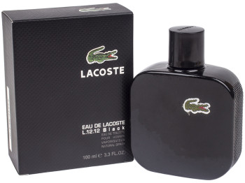 Туалетна вода (ліц.) чоловіча Lacoste "Eau De Lacoste - L.12.12 Black" Eau De Toilette 100мл