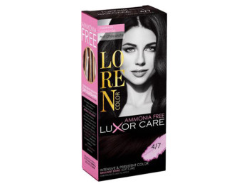 Краска-уход для волос LOREN COLOR LuXor Care Без аммиака Горячий шоколад 4/7