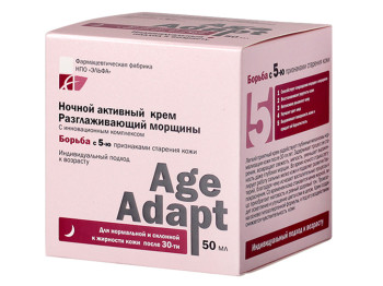 Крем нічний активний "Elfa Pharm" Age Adapt проти зморшок 50мл