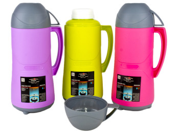 Термос "Stenson" пластик+скло 1.0л