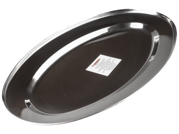 Поднос Besser овальный нерж. сталь 34,5х21,5х2см
