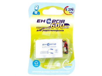 Акумулятор для радіотелефонів E279 3.6V 600mAh 3x2/3AA