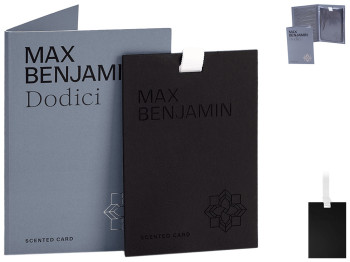 Освіжувач повітря Max Benjamin Scented Card Dodici, для шафи та авто, 8×0,5×11,3см (717714)