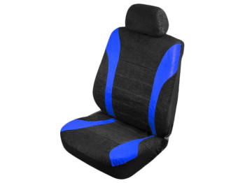 Набор чехлов VSC-191056V-11 "Velur" полный комплект (цена за набор 11шт) черно-синий