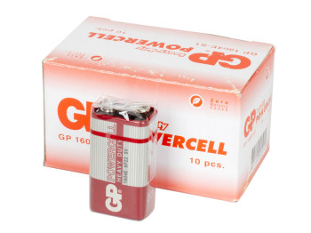 Батарейка сольова GP Powercell 1604E 6F22 9V (ціна за спайку 1шт)