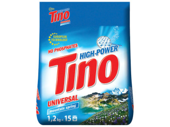 Порошок для стирки Tino High-Power Morning spring универсальный 1,2кг