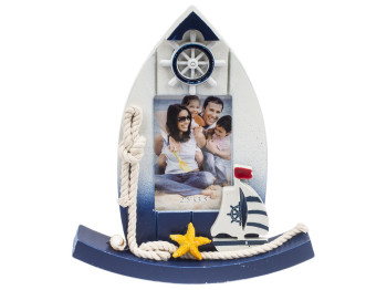 Фоторамка настольная Парус МДФ со стеклом 16х18м