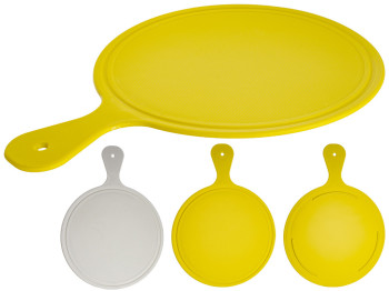 Доска разделочная пластиковая круглая 23х32см