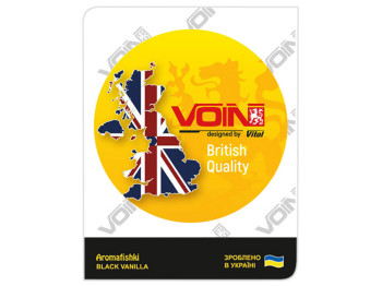 Освежитель воздуха автомобильный, подвесной Voin "Black Vanilla" (Ваниль)