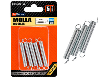Пружины растяжения Emi Tools, сталь, 7,14×50,8мм, 5шт, (цена за набор)