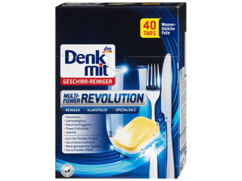Таблетки для посудомоечной машины Denkmit, 40шт