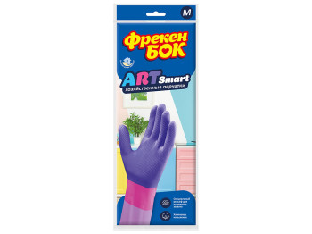 Перчатки Фрекен Бок хозяйственные ART, размер M, 1 пара