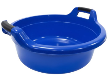 Таз круглий Консенсус, пластик, 40л, 57×23см, колір синій