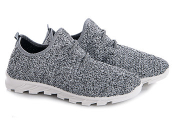 Кросівки чоловічі сірі, лита підошва (44 розмір, маломірні)
