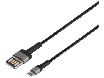 Кабель USB Baseus USB to Lightning 2.4A CALKLF-G Цвет Серо-Чёрный, G1