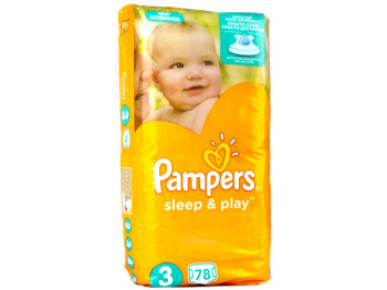 Подгузники Pampers "Sleep&Play Maxi" (7-14 кг) 68шт