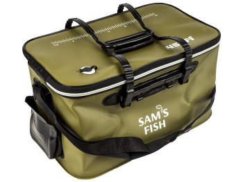 Сумка ЭВА с карманом Sams Fish 45х28х26см (цвета ассорти)