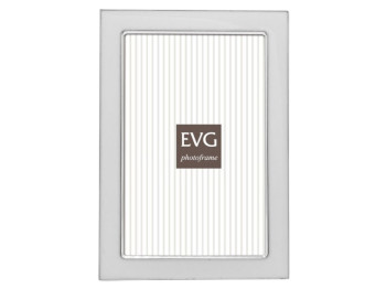 Фоторамка EVG Onix, настольная, металл, 10x15см, 12,3x17,5x1,3см, цвет белый