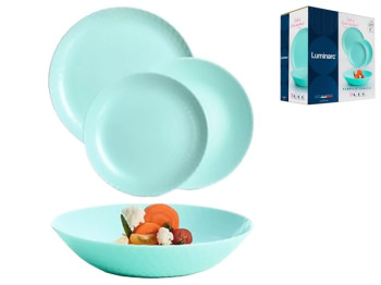 Сервиз Luminarc Pampille Turquoise, на 6 персон (цена за набор 18 предметов) 0883314875003