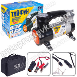 Компресор "Тайфун" КА-T12021 100psi/12Amp/35л/ліхтар/прикур.+перехідник