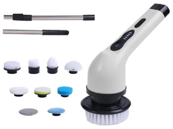 Щетка для уборки электрическая USB, 25W, 24x7,5x12см