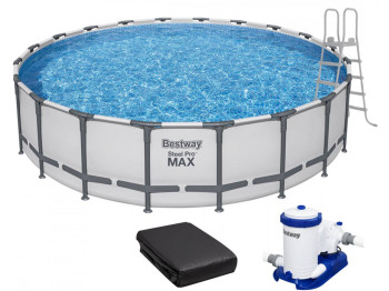 Басейн круглий каркасний Steel Pro MAX. Bestway 561FM