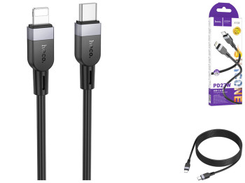 Кабель USB Hoco X109 Silicone Type-C to Lightning PD27W 2m Цвет Черный