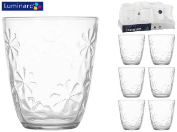 Набор стаканов Luminarc Neo Flower высоких 310мл (цена за набор 6шт) 99398