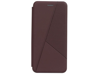 Чохол-книжка кожа Twist для Samsung Galaxy A03s Колір 10, Brown
