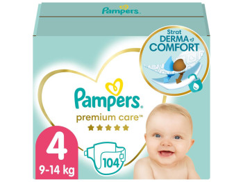 Подгузники Pampers Premium Care Maxi, размер 4 (9–14 кг), 104шт