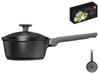 Ковш с крышкой IQ Be Creative алюминиевый, 16см, 1,3л, 6900069963152